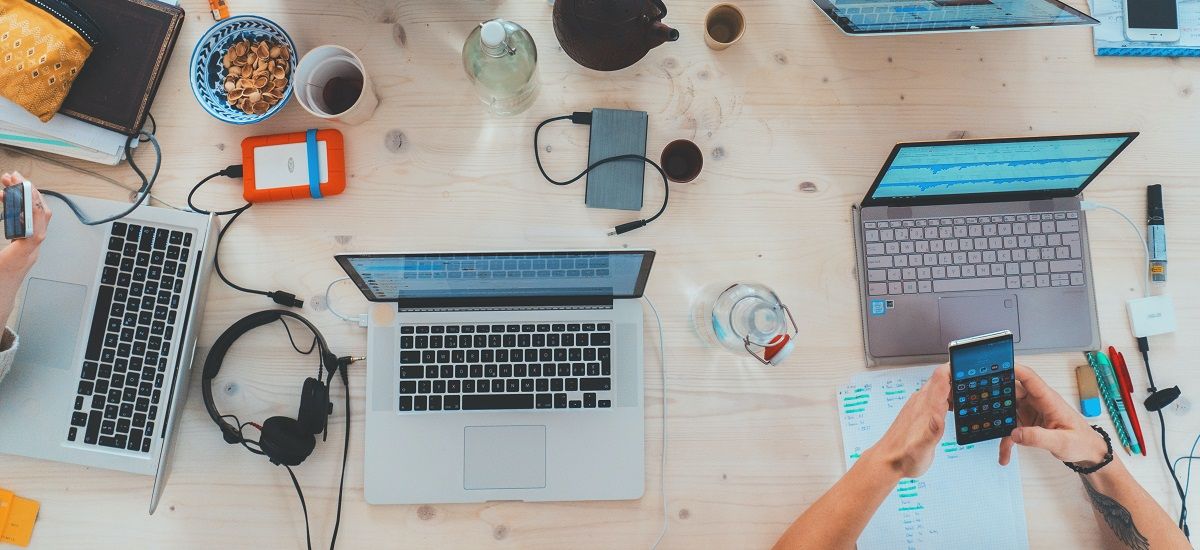 Panaramic view of town, country and mountains