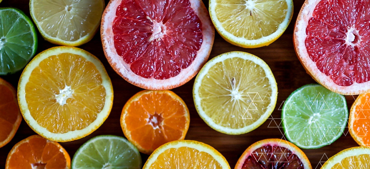variety of citrus fruits